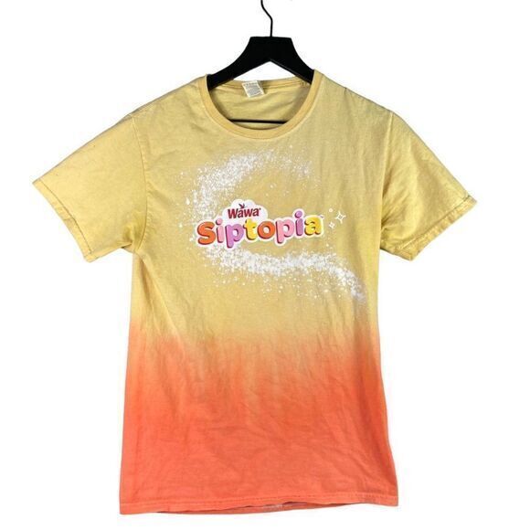 Wawa T-Shirt Lot Siptopia Hoagiefest Unisex Size Small Adult Logo Tie Dye Blue - Picture 1 of 9